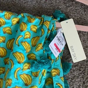 Teal Banana Scarf